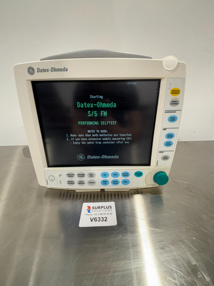 Image of GE Datex-Ohmeda S/5 F-FM-00 Monitor